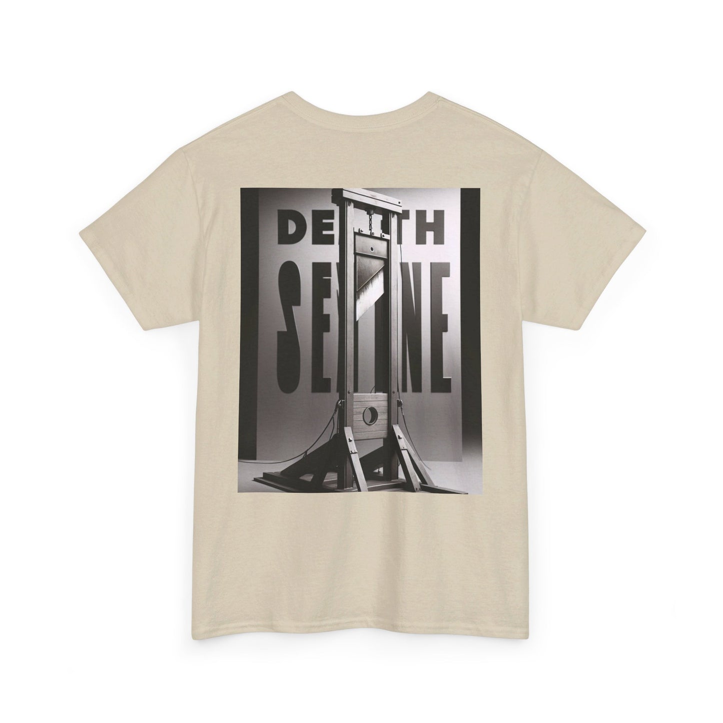 Graphic Tee - Death Sentence Guillotine Design